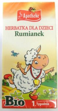 Bio herbatka dla dzieci rumiankowa 20 x 1g Apotheke