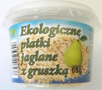Bio kubek płatki jaglane z gruszką 65g Lompart