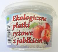 Bio kubek płatki ryżowe z jabłkiem 65g Lompart