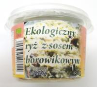 Bio kubek ryż z sosem borowikowym 80g Lompart