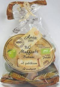 Bio muffinki babuni z jabłkiem 200g Ania