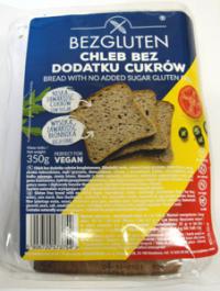Chleb bez dodatku cukrów bezglutenowy 350g Bezgluten