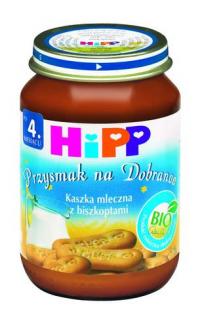Hipp kaszka mleczna z biszkoptami bio 190g