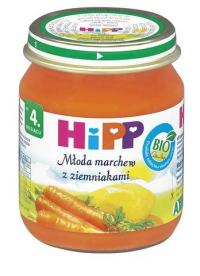 Hipp młoda marchew z ziemniakami bio 125g
