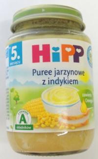 Hipp puree jarzynowe z indykiem bio 190g