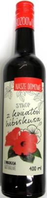 Syrop z kwiatów hibiskusa 400ml Premium Rosa