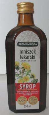 Syrop z kwiatów mniszka lekarskiego 250 ml Premium Rosa Premium Rosa (suplement diety)