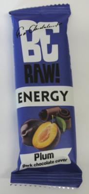 Baton energy śliwkowy oblany gorzką czekoladą 40g Purella