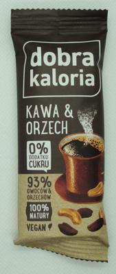Baton kawa&orzech nerkowca bez dodatku cukru 35g Kubara