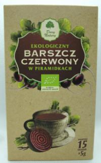 Bio barszcz czerwony w piramidkach 15 x 5g Dary Natury