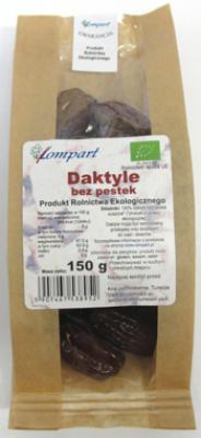 Bio daktyle suszone bez pestek 150g Lompart