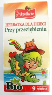 Bio herbatka dla dzieci na przeziębienie (lipa, czarny bez, rumianek) 20x1,5g Apotheke