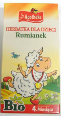 Bio herbatka dla dzieci rumiankowa 20x1g Apotheke