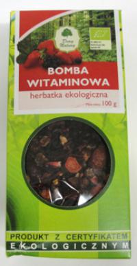 Bio herbatka owocowa bomba witaminowa 100g Dary Natury