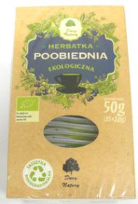 Bio herbatka owocowo - ziołowa poobiednia 25x2g Dary Natury