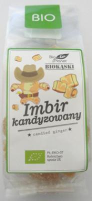 Bio imbir kandyzowany 100g Bio Planet