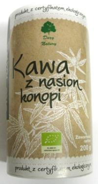 Bio kawa z nasion konopi 200g Dary Natury