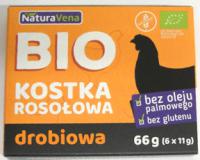 Bio kostka rosołowa drobiowa 66g NaturAvena