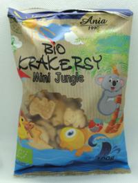 Bio krakersy mini jungle100g Ania