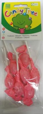 Bio lizaki o smaku malinowym 7 x 10g Candy Tree