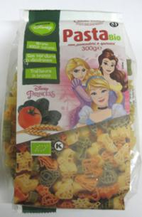 Bio makaron princess Disney (semolinowy trójkolorowy) dla dzieci 300g Dalla Costa