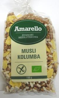 Bio musli Kolumba bezglutenowe 160g Kubara
