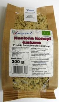 Bio nasiona konopi łuskane 200g Lompart
