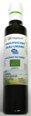 Bio olej lniany tłoczony na zimno 250ml Lompart