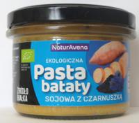 Bio pasta sojowa bataty z czarnuszką 185g NaturAvena