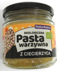 Bio pasta warzywna z ciecierzycą 185g NaturAvena