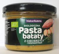 Bio pasta z ciecierzycy, bataty i rozmarynem 185g NaturAvena