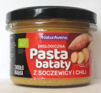 Bio pasta z soczewicy, bataty i chili 185g NaturAvena