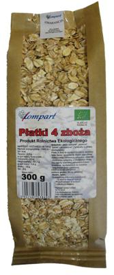 Bio płatki 4 zboża 300g Lompart.