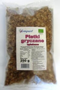 Bio płatki gryczane opiekane 250g Lompart