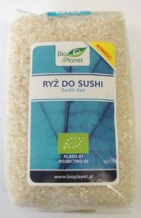 Bio ryż do sushi (biały okrągły) 500g Bio Planet