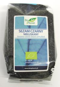 Bio sezam czarny niełuskany 250g Bio Planet