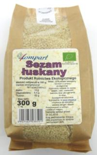 Bio sezam łuskany 300g Lompart