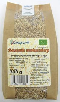 Bio sezam naturalny 300g Lompart