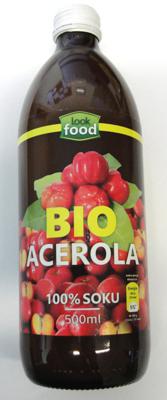 Bio sok z aceroli 500ml Look Food