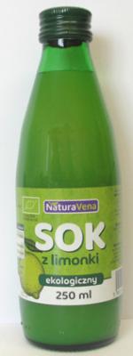 Bio sok z limonki 250ml NaturAvena