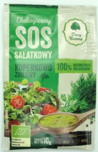 Bio sos sałatkowy koperkowo-ziołowy 10g Dzry Natury