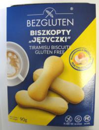 Biszkopty języczki bezglutenowe 90g Bezgluten