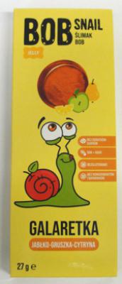 Bob snail galaretka jabłko-gruszka-cytryna przekąska bez dodatku cukru 27g