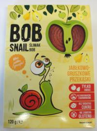Bob snail jabłkowo - gruszkowe przekąski - żelki bez dodatku cukru 120g