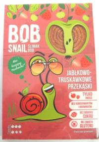 Bob snail jabłkowo - truskawkowe przekąski - żelki bez dodatku cukru 60g