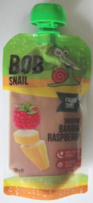 Bob snail przecier banan-malina bez dodatku cukru 120g