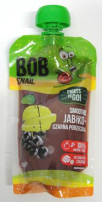 Bob snail przecier jabłko-czarna porzeczka bez dodatku cukru 120g