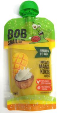 Bob snail przecier mango-kokos-cytryna bez dodatku cukru 120g