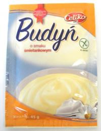 Budyń o smaku śmietankowym bezglutenowy w proszku 45g Celiko