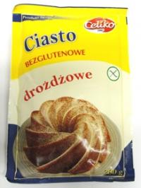 Celiko ciasto drożdżowe bezglutenowe z drożdżami 200g - koncentrat
